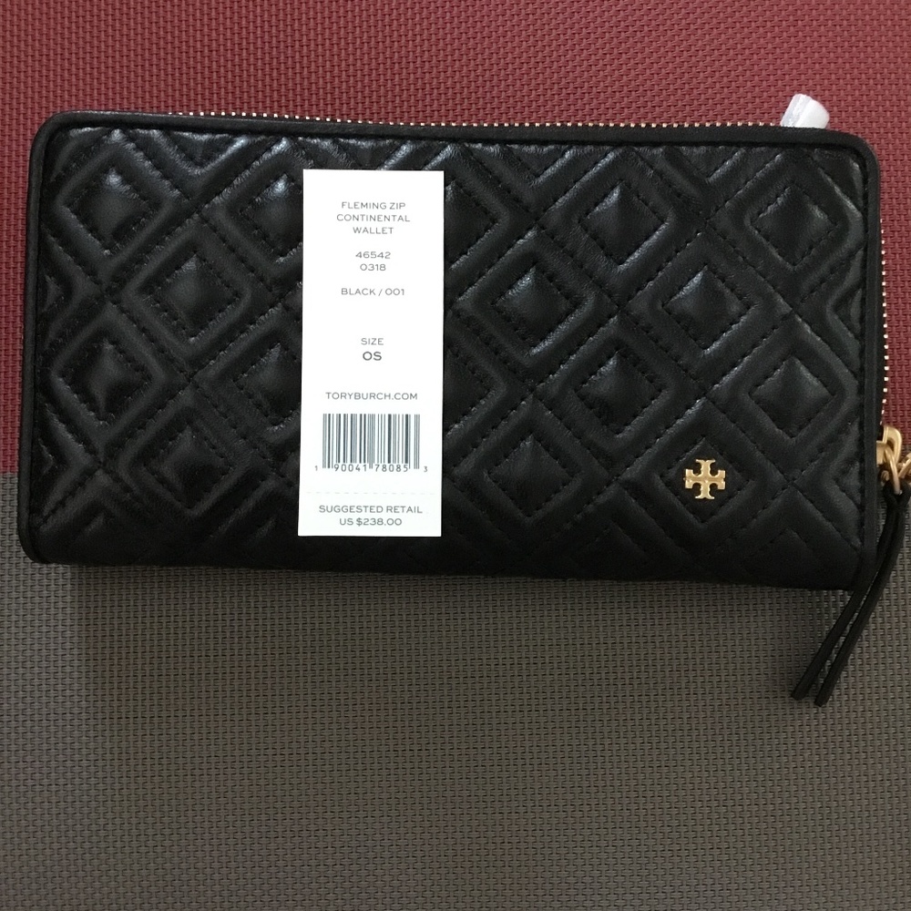 Tory Burch Fleming Zip Continental Wallet